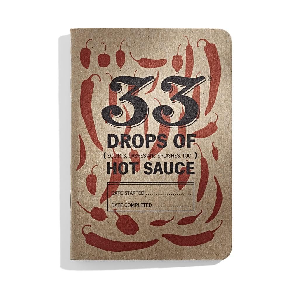 33 Books, Journal, Drops of Hot Sauce